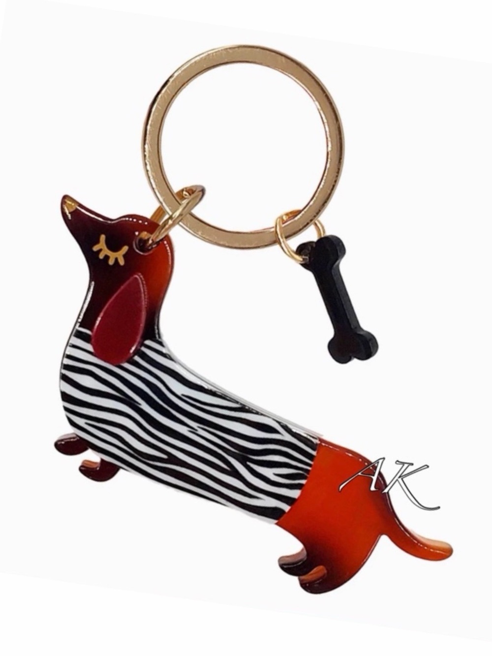 Dachshund Keychain 🐾 Doxie Wiener